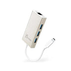 3-Port Hub J5create JCH471, USB-C 3.1, USB-A 3.0, Gigabit Ethernet