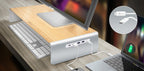 j5create JCT425 8-in-1 Monitor Stand USB Type-C/PD/4K HDMI/ 6-Port USB 3.0