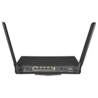 MikroTik hAP ax3 Router, 2.4/5 GHz, 574 - 1200 Mbps, 1x PoE-out, Black