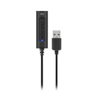 Ewent AC9360 Sound Card, 2.0, USB, 3.5 mm, Black