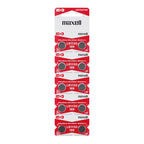 Button Alkaline Battery MAXELL LR-1130 AG10 1.55V 10 pcs./pack price for 1 pc.