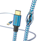 HAMA Reflective Cable, USB-C Male - USB-A Male, 1.5m, 201558