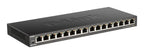 D-Link DGS-1016S/E Switch, 16-port 10/100/1000, Desktop
