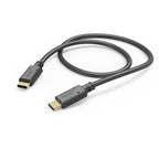 HAMA USB-C Male to USB-C Male Cable, 1.0 m, 480 MBit/s, Black