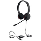 Jabra Evolve 20 Stereo Microsoft Teams Optimized Headphones, Microphone, Black