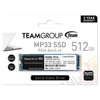 SSD Team Group MP33, M.2 2280 512GB PCIe 3.0 x4 NVMe