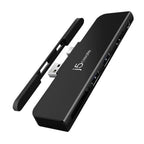 j5create JDD320B Docking Station, for MS Surface Pro 4/5/6, USB-A Mini DP, Black