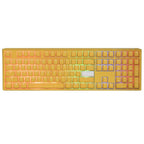 Ducky One 3 Yellow Full-Size Mechanical Gaming Keyboard, Cherry MX Clear