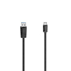 Cable HAMA USB 3.2 Gen 2, USB-C male - USB-A male, 1 m, 10 Gbit/s.,3A