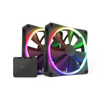 NZXT F140 RGB Black 2-Pack Fans and NZXT RGB Controller
