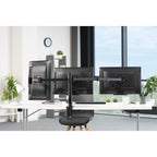 Monitor Stand HAMA, 3 monitors, 13" - 27", 118495