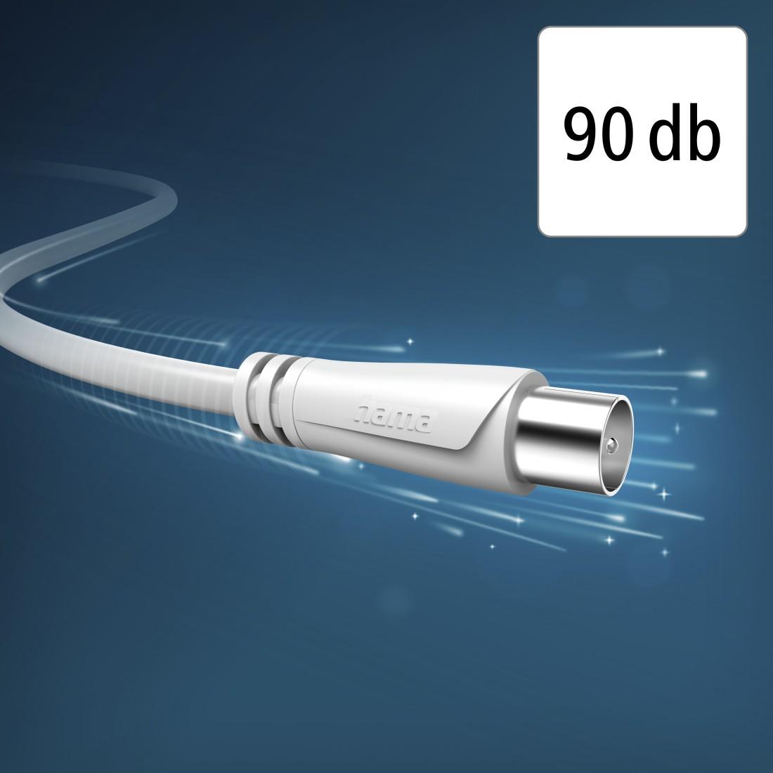 HAMA Коаксиален антенен кабел, 15 м, 90 dB