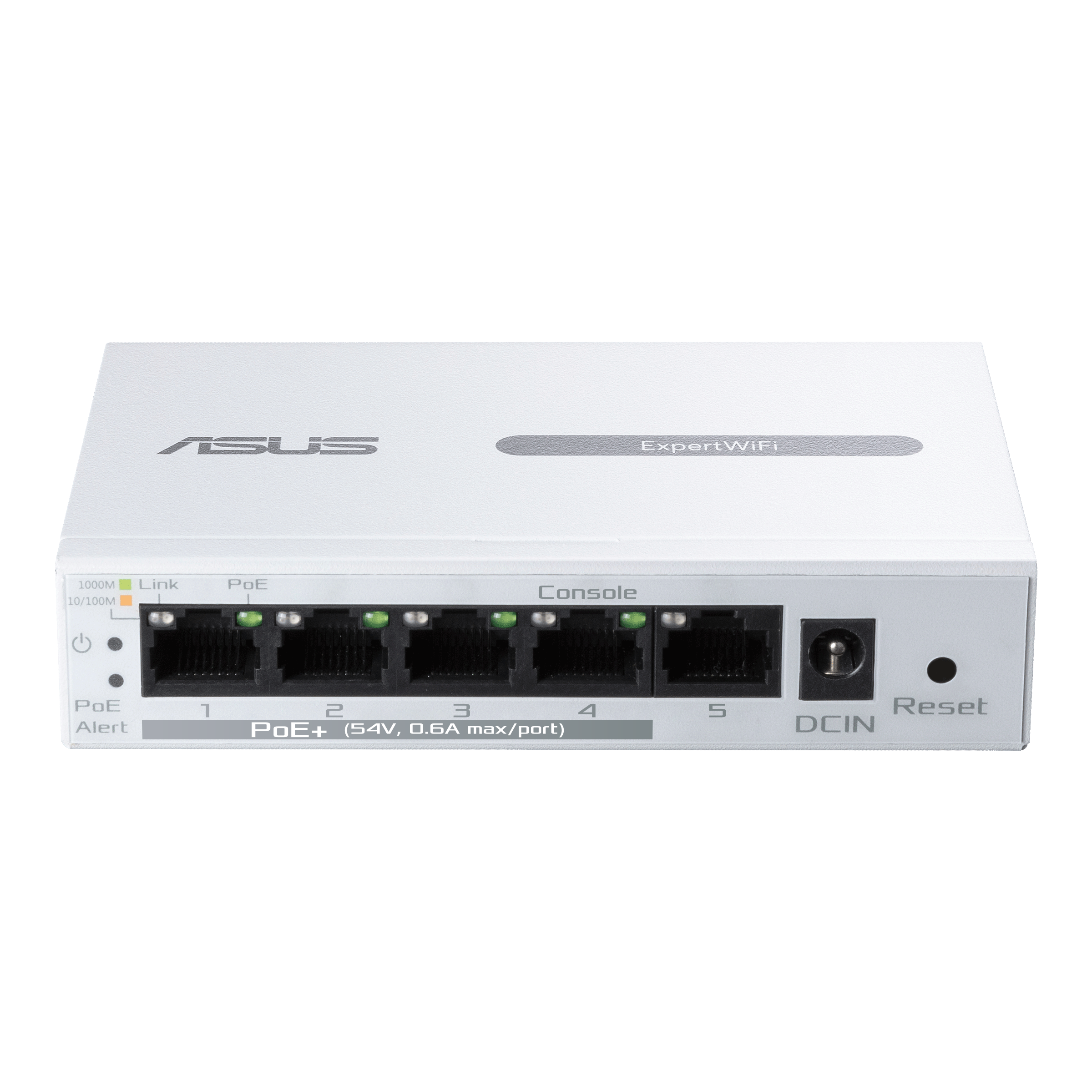 Суич ASUS ExpertWiFi EBP15 5-Port GbE, 4 PoE+ Ports 5 x 10/100/1000Mbps ports