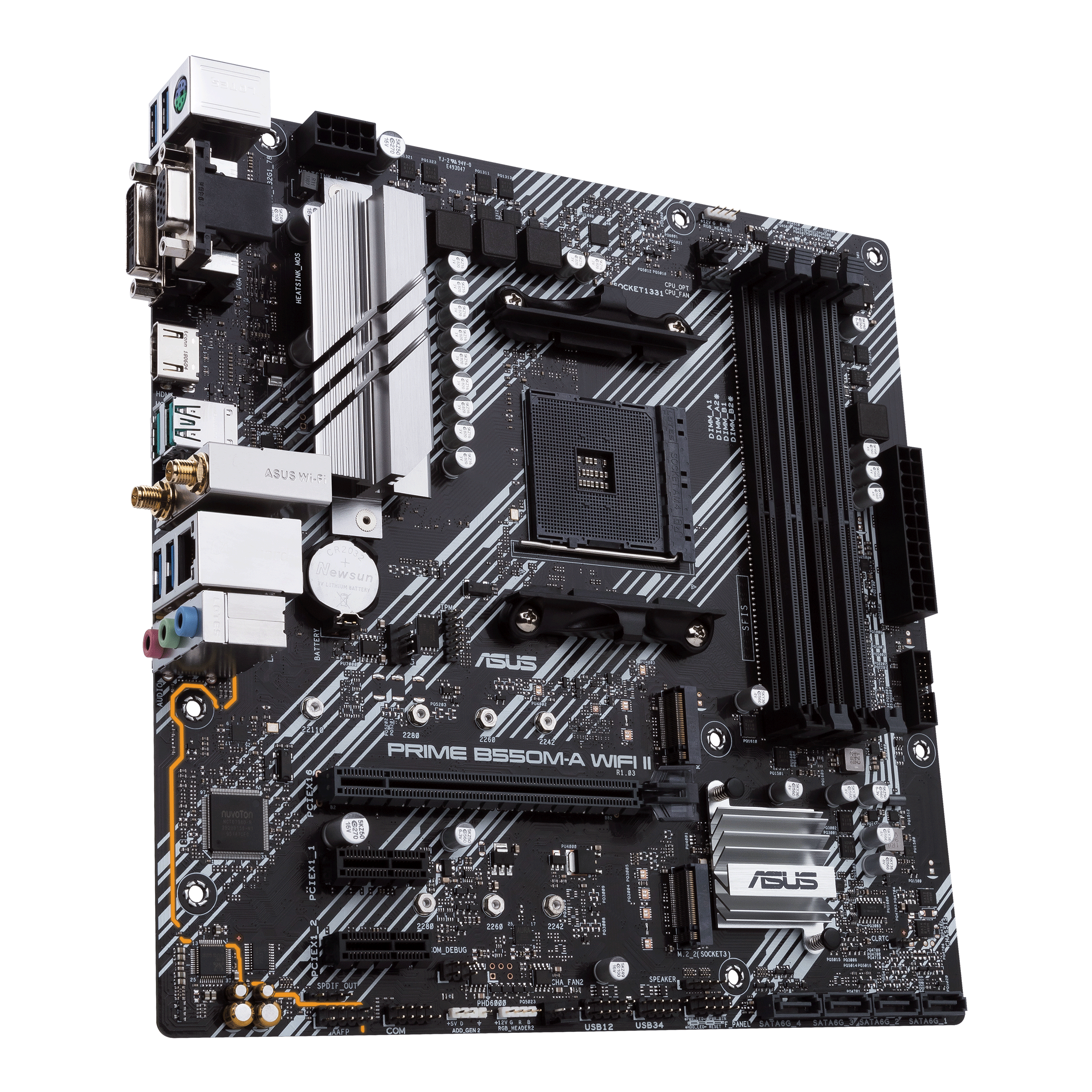 ASUS Prime B550M-A WIFI II Motherboard, socket AM4