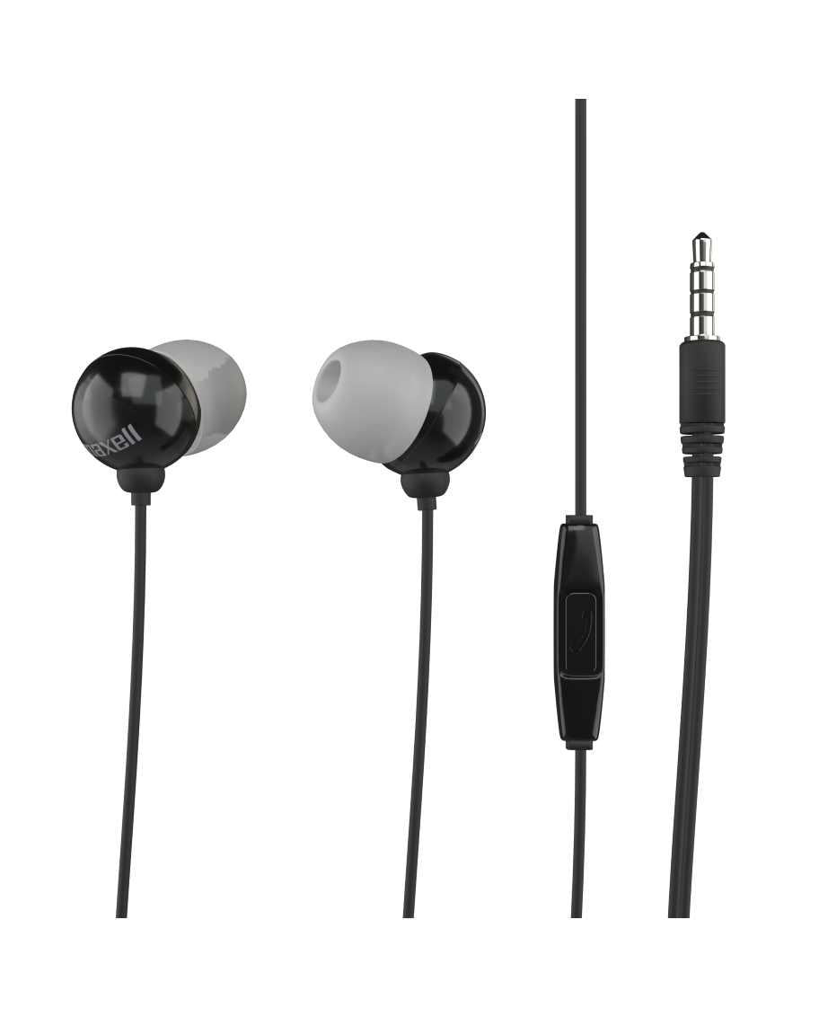 Слушалки  с микрофон MAXELL PLUGZ черна