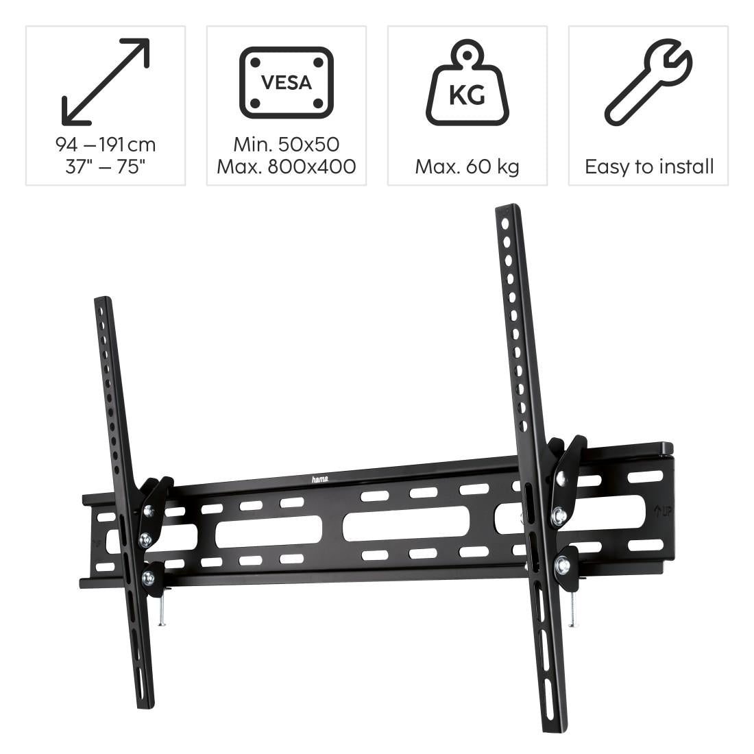 Стенна стойка за TV HAMA, 37-75", 220816