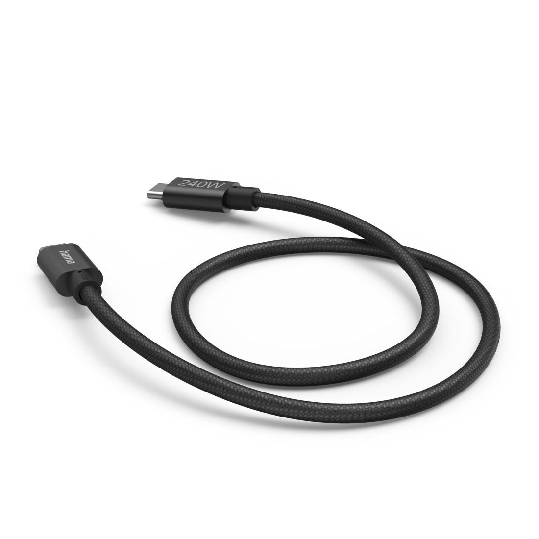 Кабел за зареждане Hama, USB-C - USB-C, 240 W, USB 3.2 Gen1, 201702
