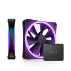 NZXT F140 RGB Duo Black Fan Kit 2pcs, RGB Controller