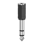 Hama Adapter, 3.5mm Female Jack - 6.3mm Male Jack