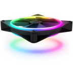 NZXT F140 RGB Duo Black Fan Kit 2pcs, RGB Controller
