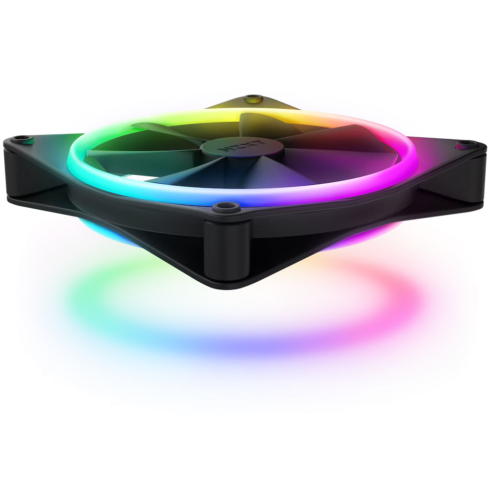 Комплект вентилатори NZXT F140 RGB Duo Black2бр, RGB Контролер