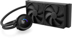 NZXT Kraken Plus 240 LCD Display CPU Cooler - Black