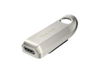 SanDisk Ultra Luxe USB Flash Drive, 256GB, USB 3.2 Gen 1, USB-C, Silver