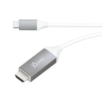 j5create JCC153G Cable, USB-C Male - HDMI Male, 1.8 m, White