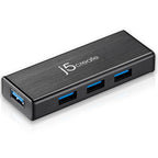 4-Port Hub J5 Create JUH340, USB 3.0, 1:4, Black