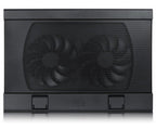 Laptop Cooler DeepCool WIND PAL FS, 17", 2x140 mm, 1200 RPM, Black
