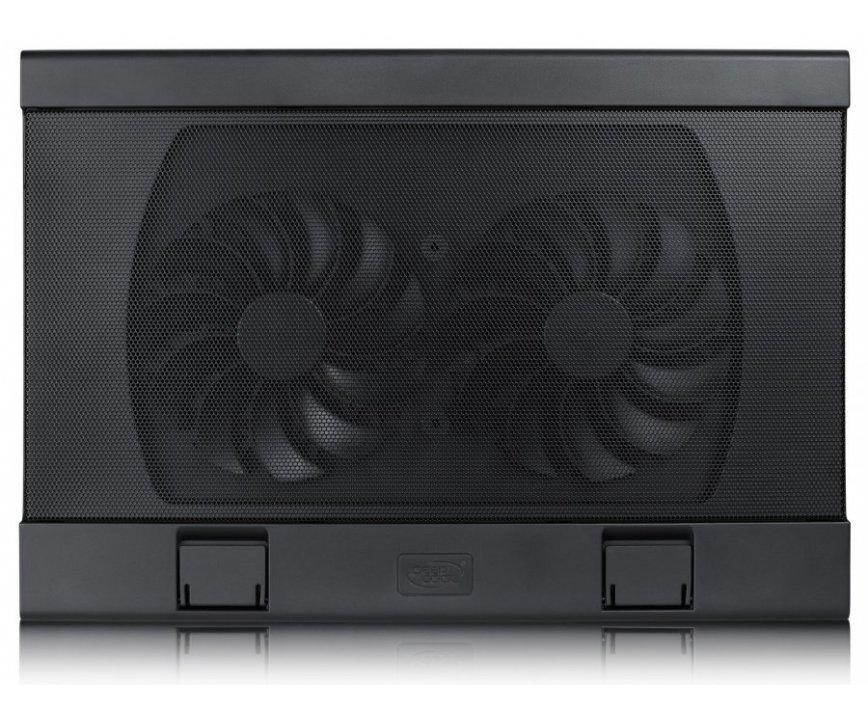 Laptop Cooler DeepCool WIND PAL FS, 17", 2x140 mm, 1200 RPM, Black