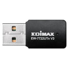 EDIMAX EW-7722UTN V3 Wireless Mini Adapter, USB, Realtek, 2.4Ghz, 802.11n/g/b