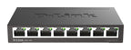 D-Link DGS-108/E 8-Port 10/100/1000 Gigabit Switch, Metal Casing