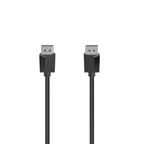 HAMA 200697 Cable, DisplayPort Male - DisplayPort Male, 3m, Ultra-HD 4K, Double-shielded, Black