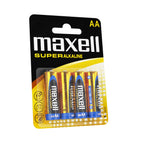 Super alkaline batteries MAXELL LR6 XL /4 pcs. in blister/ 1.5V