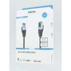HAMA Network Cable, S/FTP CAT 6a, 10 Gbit/s, RJ-45 to RJ-45, 5 m, Black