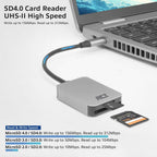 ACT AC7056 SD / micro SD Card Reader, SDXC, USB-C