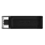 USB Flash Drive KINGSTON DataTraveler 70, 256GB, USB-C 3.2 Gen 1, Black