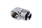 Alphacool Eiszapfen Rotary L-Connector, G1/4 Male to G1/4 Female, Silver
