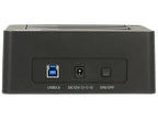 Delock 62661 External Docking Station, for 2.5"/3.5" HDD/SSD, USB 3.0, Clone Function, Black