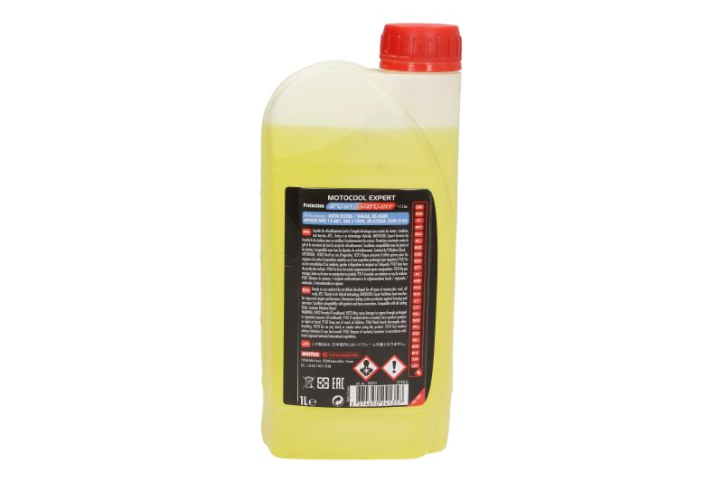 Антрифиз MOTUL MOTOCOOL EXPERT, 1L, жълт, готов за употреба