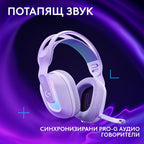 Logitech G522 Lightspeed Wireless RGB Gaming Headset, Microphone, White