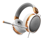 Dark Project Sono Wired Gaming Headset - White/Gold