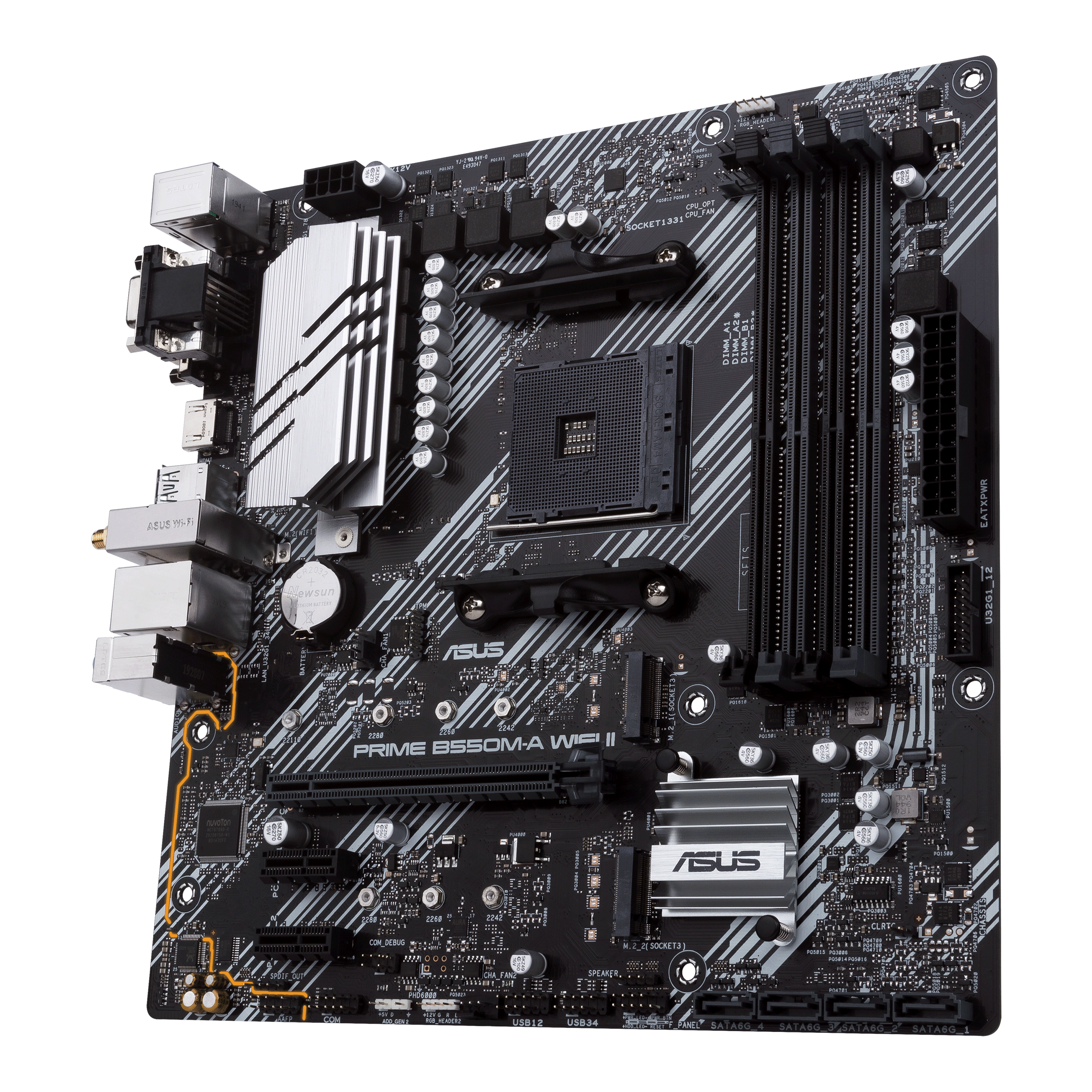 ASUS Prime B550M-A WIFI II Motherboard, socket AM4