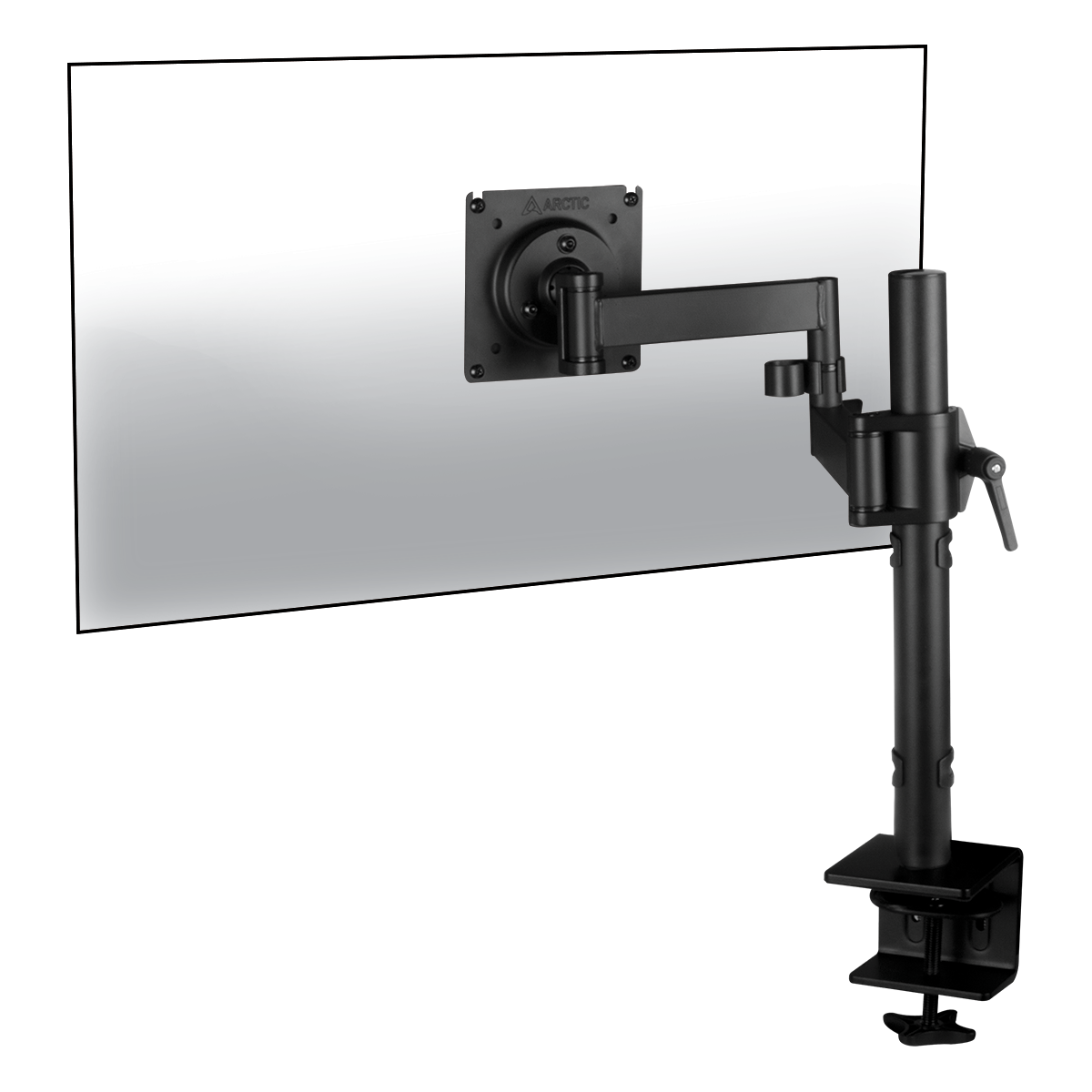Стойка за монитор за бюро ARCTIC X1, Регулируема, 13"-49", 15 кг, Черна