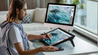 Graphics tablet with display HUION Kamvas Pro 24 GT2401, Black