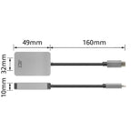 ACT AC7056 SD / micro SD Card Reader, SDXC, USB-C