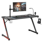Gaming Desk Nemesis II Black Red