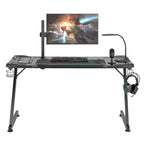Gaming Desk Nemesis II - Black/Blue