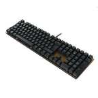 CHERRY KC 200MX Red Mechanical Keyboard, Slim, Black